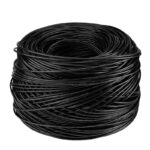 Кабель витая пара U/UTP кат.5E 4х2х24AWG solid CU PE Outdoor черн. (м) Rexant 01-0045 — изображение 6