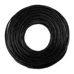 Кабель витая пара U/UTP кат.5E 4х2х24AWG solid CU PE Outdoor черн. (м) Rexant 01-0045 — изображение 3