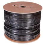 Кабель витая пара SF/UTP кат.5e 4х2х0.51 24AWG solid PE OUTDOOR медь наружн. прокл. черн. (м) Rexant 01-0344 — изображение 2