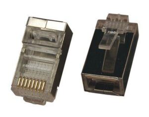 Джек компьютерный RJ45 (8P8C) кат.5E с экраном (уп.100шт) Rexant 05-1023 — изображение 4