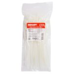 Хомут кабельный 4.3х200 нейл. под винт бел. (уп.100шт) Rexant 07-0204 — изображение 2