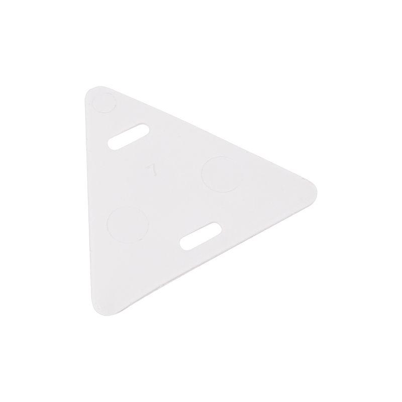 07-6236_1.jpeg Бирка кабельная У-136 (треугольник) (уп.100шт) REXANT 07-6236 — изображение 1
