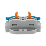 Клемма строительно-монтажная СМК проходная 222-422P 2п 0.08-4кв.мм с монтажной площадкой сер. (блист.5шт) Rexant 07-6262-5 — изображение 6