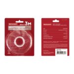 Нано-лента клейкая двухсторонняямногоразовая 25ммх3м Rexant 09-6030 — изображение 2