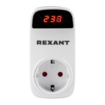 Реле напряжения «вилка-розетка» с дисплеем 16А Rexant 10-6040 — изображение 3