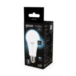 Лампа светодиодная Black 16Вт A60 грушевидная 4100К нейтр. бел. E27 1520лм GAUSS 102502216 — изображение 3