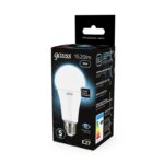 Лампа светодиодная Black 16Вт A60 грушевидная 4100К нейтр. бел. E27 1520лм GAUSS 102502216 — изображение 7