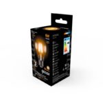 Лампа светодиодная филаментная Black Filament 6Вт A60 грушевидная 2700К тепл. бел. E27 600лм GAUSS 102802106 — изображение 2