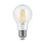 Лампа светодиодная филаментная Black Filament 10Вт A60 грушевидная 4100К нейтр. бел. E27 970лм GAUSS 102802210 — изображение 2