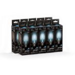 Лампа светодиодная филаментная Black Filament 5Вт свеча 4100К нейтр. бел. E14 450лм GAUSS 103801205 — изображение 2