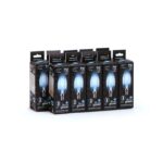 Лампа светодиодная филаментная Black Filament 9Вт свеча 4100К нейтр. бел. E14 710лм GAUSS 103801209 — изображение 2