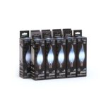 Лампа светодиодная филаментная Black Filament 5Вт свеча на ветру 4100К нейтр. бел. E14 450лм GAUSS 104801205 — изображение 5