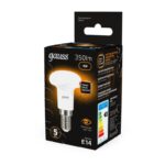 Лампа светодиодная Black 4Вт R39 рефлектор 3000К тепл. бел. E14 350лм GAUSS 106001104 — изображение 7