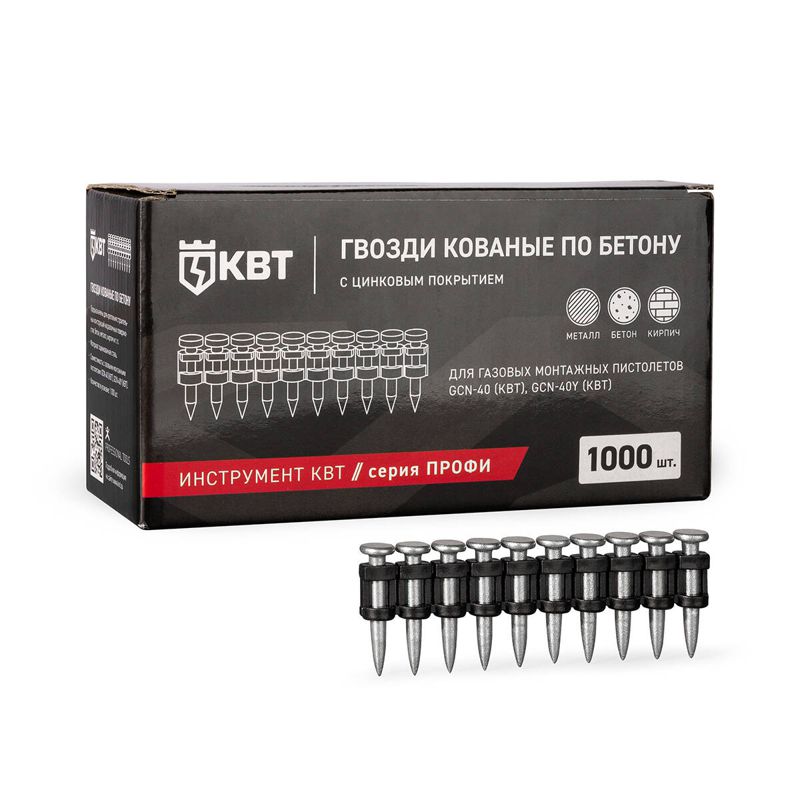 106198_1.jpeg Гвоздь кованый по бетону GGN-3022MG ПРОФИ (уп.1000шт) КВТ 106198 — изображение 1