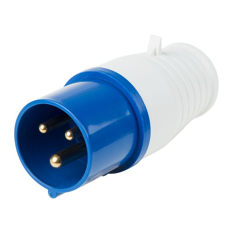 11-8900_1.jpeg Вилка переносная 013 2P+PE 16А 220В IP44 Rexant 11-8900 — изображение 1