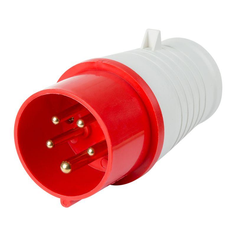 11-8902_1.jpeg Вилка 015 переносная 3Р+РЕ+N 16А 380В IP44 Rexant 11-8902 — изображение 1
