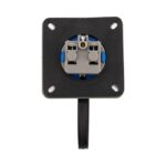 Розетка настенная фланцевая влагозащищенная с крышкой 16А 2Р+РЕ IP68 Rexant 111-124 — изображение 6