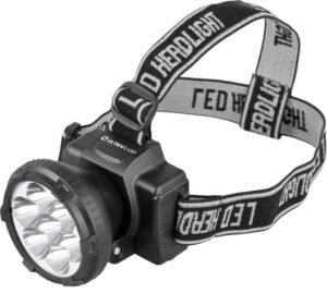 Фонарь аккумуляторный налобный LED5362 7LED 2 режима 220В пластик. черн. (бокс) Ultraflash 11256 — изображение 14