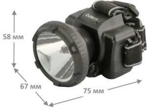 Фонарь аккумуляторный налобный LED5366 LED 2 режима 220В пластик. черн. (бокс) Ultraflash 11649 — изображение 11