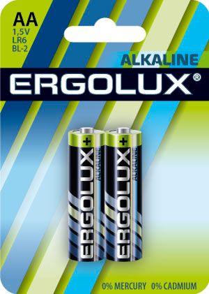 11747_1.jpeg Элемент питания алкалиновый AA/LR6 1.5В Alkaline BL-2 (блист.2шт) Ergolux 11747 — изображение 1