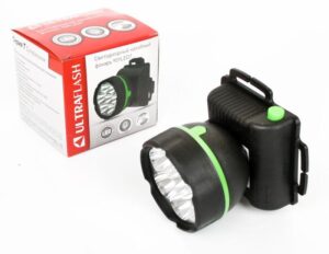 Фонарь налобный 909LED7 (7LED 1 режим; 3хR6 черн.) Ultraflash 11782 — изображение 3