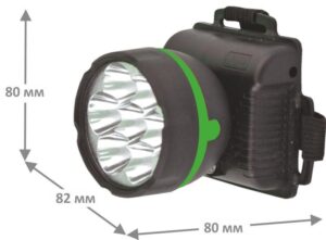 Фонарь налобный 909LED7 (7LED 1 режим; 3хR6 черн.) Ultraflash 11782 — изображение 6