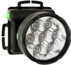 Фонарь налобный 909LED7 (7LED 1 режим; 3хR6 черн.) Ultraflash 11782 — изображение 7