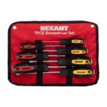 Набор отверток 7 предметов (крестовые и шлицевые) Rexant 12-4703 — изображение 2
