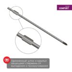 Отвертка крестовая PH 0х75мм двухкомпонентн. рукоятка Rexant 12-4726 — изображение 3