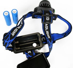 Фонарь аккумуляторный налобный E150 CREE 3Вт фокус 3 режима 220В пластик. черн. (бокс) Ultraflash 12188 — изображение 11