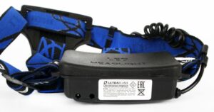 Фонарь аккумуляторный налобный E150 CREE 3Вт фокус 3 режима 220В пластик. черн. (бокс) Ultraflash 12188 — изображение 12
