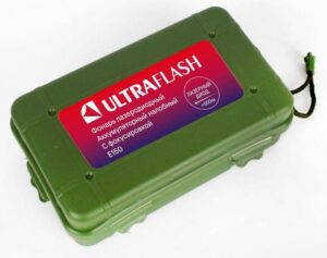 Фонарь аккумуляторный налобный E150 CREE 3Вт фокус 3 режима 220В пластик. черн. (бокс) Ultraflash 12188 — изображение 15