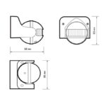 Датчик движения PMS-IR 009 1200Вт 180град. 12м IP44 WH JazzWay 5012912 — изображение 4