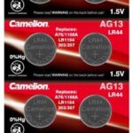 Элемент питания алкалиновый "таблетка" LR44/G13/A76/357A Mercury Free AG13-BP0%Hg для часов BL-10 (блист.10шт) Camelion 12821 — изображение 2