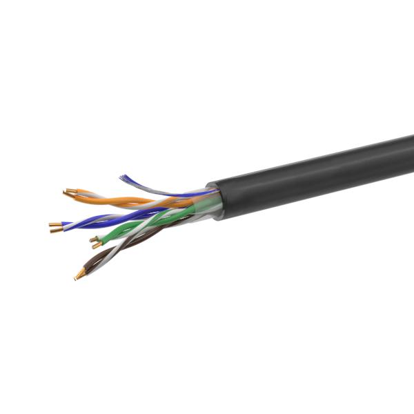 13407472.jpg Кабель витая пара U/UTP кат.5E 4х2х24AWG solid CCA PE Out. 305м (м) Net.on 01-0301 — изображение 1
