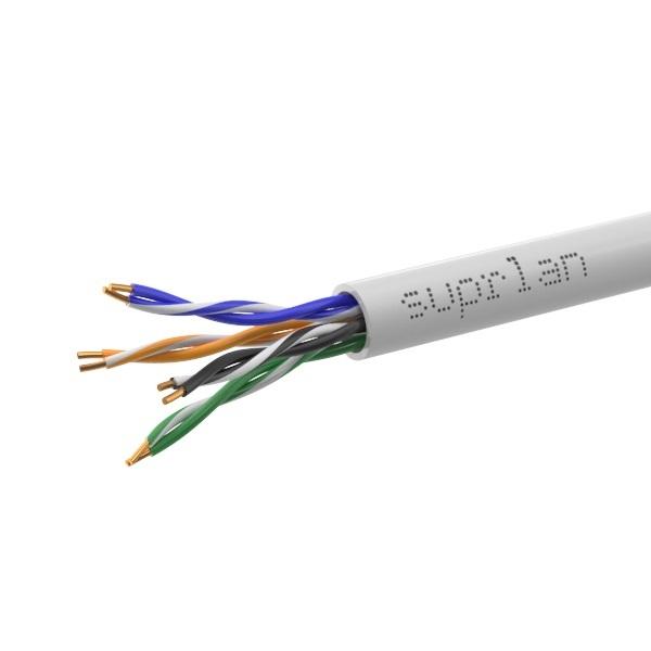 13407481.jpg Кабель витая пара U/UTP кат.5E 4х2х0.51 solid Cu PVC In. Premium (м) SUPRLAN 01-0313-5 — изображение 1