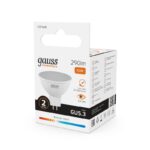 Лампа светодиодная Elementary 3.5Вт MR16 софит 3000К тепл. бел. GU5.3 290лм GAUSS 13514 — изображение 4
