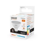 Лампа светодиодная Elementary 7Вт MR16 софит 3000К тепл. бел. GU5.3 530лм GAUSS 13517 — изображение 7