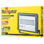 Прожектор светодиодный 14 148 NFL-01-70-6.5K-LED 70Вт 6500К IP65 5950лм черн. Navigator 14148 — изображение 2