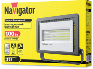 Прожектор светодиодный 14 149 NFL-01-100-4K-LED 100Вт 4000К IP65 8100лм черн. Navigator 14149 — изображение 2