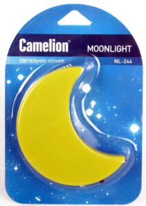 Светильник светодиодный NL-244 "Месяц" 220В ночник с выкл. желт. Camelion 14264 — изображение 10