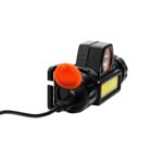 Фонарь аккумуляторный налобный E1340 XPE + COB LED 3Вт 2 режима аккум. 3.7В магнит диммир. черн. (бокс) Ultraflash 14268 — изображение 2