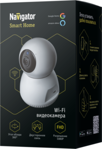 Видеокамера 14 546 Smart Home NSH-CAM-01-IP20-WiFi 360град. IP20 FHD Navigator 14546 — изображение 2