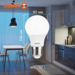 Лампа светодиодная LED Value LVCLA60 7SW/865 7Вт грушевидная матовая E27 230В 10х1 RU OSRAM 4058075578791 — изображение 2