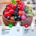 Лампа светодиодная LED Value LVCLB75 10SW/865 10Вт свеча матовая E27 230В 10х1 RU OSRAM 4058075579590 — изображение 4