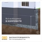 Комплект заземления верт. без муфт d20мм дл.6м (4х1.5м) OBO 5000756 — изображение 5