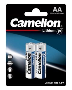 Элемент питания литиевый AA/FR6 1.5В Lithium FR6-BP2 BL2 (уп.2шт) Camelion 15241 — изображение 2