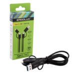 Кабель 4 в 1 USB/Type C-Type C/Lightning 5А 60Вт 1.2м З+ПД коробка черн. Ergolux 15248 — изображение 4