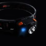 Фонарь аккумуляторный налобный AccuH1-L5WZ-og zoom LED 5Вт + 2хRED SMD IP54 5 режимов: 100проц. 180лм 3.5ч/50проц. 110лм 5.5ч/30проц. 65лм 15ч/красн. 28ч/мигающ. красн. 12ч аккум. 0.8А.ч управл. жестами черн./оранж. JazzWay 5036611 — изображение 3