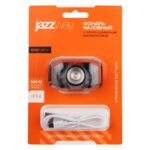 Фонарь аккумуляторный налобный AccuH1-L5WZ-og zoom LED 5Вт + 2хRED SMD IP54 5 режимов: 100проц. 180лм 3.5ч/50проц. 110лм 5.5ч/30проц. 65лм 15ч/красн. 28ч/мигающ. красн. 12ч аккум. 0.8А.ч управл. жестами черн./оранж. JazzWay 5036611 — изображение 2
